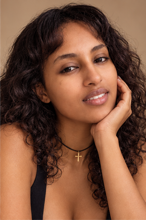 Beauty editorial concept featuring Melat