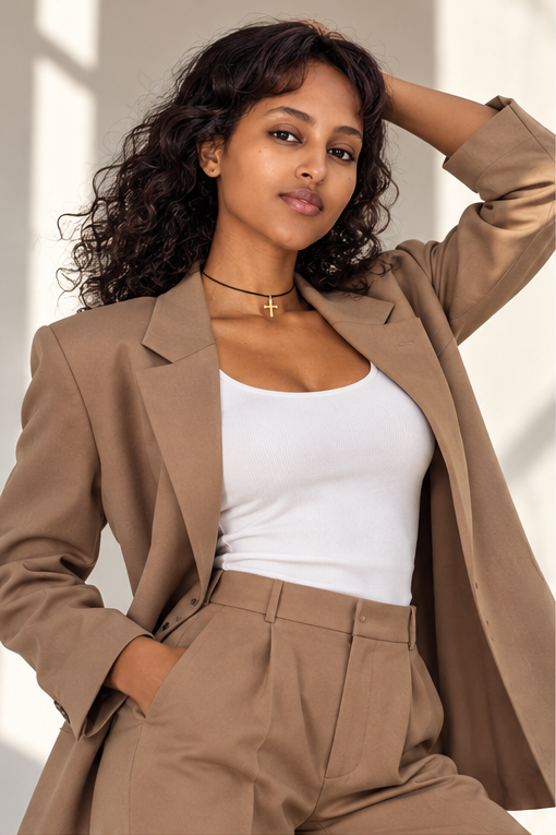 Fashion editorial concept featuring Melat